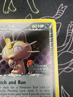Pokemon Rocket's Meowth Reverse Holo Stamped EX Team Rocket Returns 46/109 - Image 3