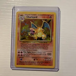 Pokemon Charizard Base Set 4/102 Holo 1999 Wizards of the Coast TCG Card - Image 1