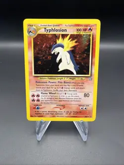 Typhlosion - Holo - 18/111 Neo Genesis - Pokemon TCG - 2000 - NM/Mint - Image 1
