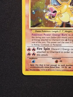 Charizard 4/102 Holo Rare 1999 Base Set Unlimited Wizards Of The Coast Pokemon - Image 5