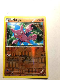 Gligar Reverse Holo - 46/119 - Phantom Forces Pokemon LP - Image 1