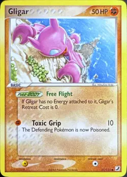 Gligar 57/115 Common Unseen Forces Pokemon Near Mint - Image 1