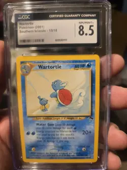 Wartortle 15/18 Southern Islands Promo Pokemon 2001 Nintendo CGC 8.5 - Image 1