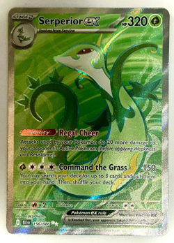 Pokemon Card Serperior Ex 156/086 Black Bolt Ultra Rare Full Art Near Mint - Image 1
