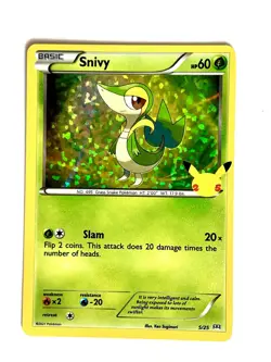 Snivy 005/025 Promo McDonald's 25th Anniversary Promos Pokemon Near Mint - Image 1