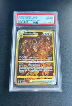 2023 Pokemon SWSH Crown Zenith Giratina VSTAR Galarian Gallery #GG69/GG70 PSA 10 - Image 1