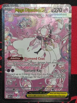 Ascended Heroes MEGA DIANCIE EX SIR 282/217 English Mint Pokemon - Image 5