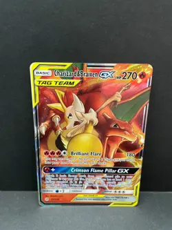 Pokemon TCG: Charizard & Braixen GX - SM - Cosmic Eclipse (SM12) #22/236 NM - Image 1