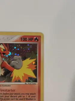 Pokemon Blaziken 3/109 EX Ruby & Sapphire Holo Rare 2003 - NM - Image 4