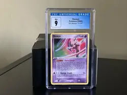 CGC 9 Mint The Pokemon Company Deoxys EX Deoxys 17/107 Rare Regular 2005 - Image 1