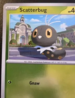 Scatterbug 007/088 Reverse Holo Common Mega Evolution: Perfect Order Pokemon TCG - Image 2