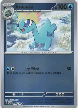 AMAURA 023/088 C PERFECT ORDER POKEMON REVERSE HOLO LP - Image 1