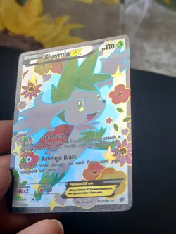 Pokemon Shaymin EX RC21/RC25 Legendary Treasures Ultra Rare Holo Full Art 110 HP - Image 2
