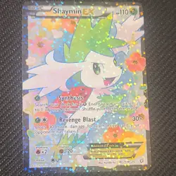 Pokemon Shaymin EX RC21/RC25 Legendary Treasures Ultra Rare Holo Full Art 110 HP - Image 3