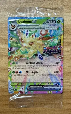 Pokemon Leafeon EX Prismatic Evolutions Stamped Promo 006/131 - SEALED - Image 1
