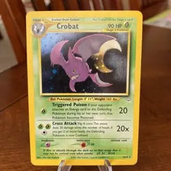 Pokemon Crobat Double Holo Neo Revelation 4/64 - Image 1