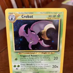 Pokemon Crobat Double Holo Neo Revelation 4/64 - Image 3