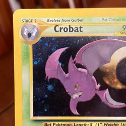 Pokemon Crobat Double Holo Neo Revelation 4/64 - Image 4