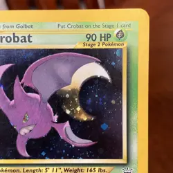 Pokemon Crobat Double Holo Neo Revelation 4/64 - Image 5