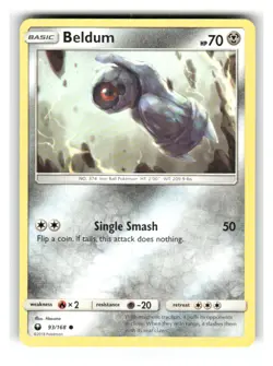Beldum 93/168 Common Celestial Storm Pokemon Lightly Played - Image 1