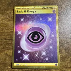 Pokemon Basic Psychic Energy Secret Rare SV: Scarlet & Violet 151 207/165 Holo … - Image 1