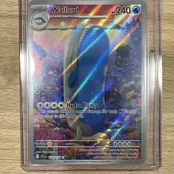 Wailord Journey Together 162/159 Special Illustration Rare 2025 Pokemon TCG NM - Image 1