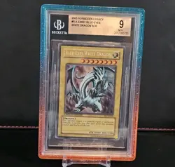 2005 Yugioh Forbidden Legacy ☆ BLUE-EYES WHITE DRAGON☆FL1-EN001 BGS 9☆ MINT - Image 1