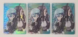 x3 Sword Art Online Sinon Action Point Foil - UEPR /SAO-AP01 NM - Union Arena - Image 1