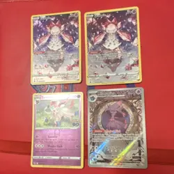Pokemon TCG GO Diancie, Sylveon, Mismagius Holo Card Lot Ability English 4 - Image 1