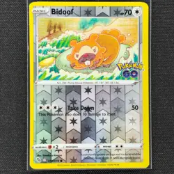 Bidoof - 059/078 - Reverse Holo - Ditto Unpeeled - SWSH - Pokemon Card - NM/M - Image 1