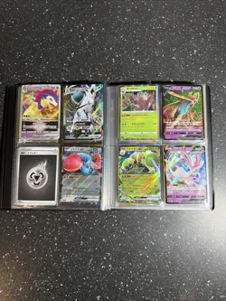 Pokemon Cards Collection Binder Pikachu Charizard Holo Rare Illustration Lot A - Image 3