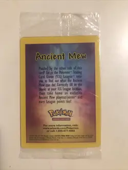 (SEALED) ANCIENT MEW POKEMON CARD YEAR 2000 PROMO - Image 2
