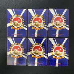 Base Set 1996 Normal Card Set of 6 Japanese Pokemon Card Old Back s007454 - Image 2