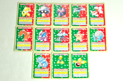 Pokemon card LOT 13 Topsun Set Japanese Hypno Goldeen Omastar Nidoran Staryu etc - Image 1