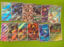 Korean Pokemon Black Bolt/White Flare - Art Rare Holos 12 Card Lot - Image 1