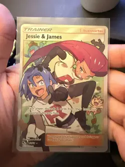 Pokemon TCG Jesse And James Full Art Trainer Card 68/68 Hidden Fates Mint/ NM+ - Image 1