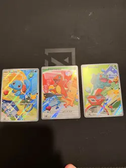 Pokemon TCG First Partner Squirtle Charmander Bulbasaur promo 3 Card Lot - Image 2