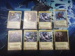 Chaotic TCG Mipedian Creature Alliances Unraveled 8 Card Lot - Image 1