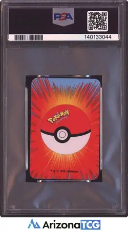 Pokemon 1999 Raichu 3 Of Diamonds Blue Bicycle PKMN Mini Playing Card PSA 10 - Image 2