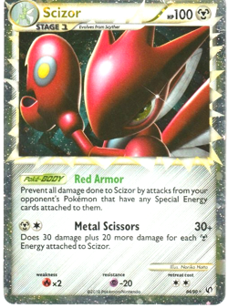 Pokemon Card Scizor Prime 84/90 Undaunted Holo Rare Card - Image 1