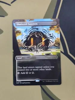 Shattered Sanctum *Borderless Rare* Magic MtG x1 Secrets of Strixhaven - Image 1