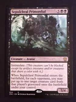 1x Sepulchral Primordial (054) Commander: Zendikar Rising LP MTG Magic x1 MKE - Image 1