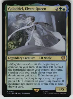 Galadriel, Elven-Queen Foil M The Lord of the Rings 3 NM - Image 1