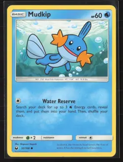 Mudkip 32/168 Common Celestial Storm Pokemon Moderately Played - Image 1