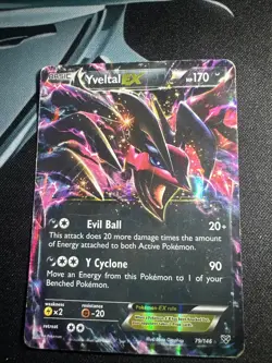 Yveltal EX Holo Pokemon Card 79/146 XY Series - Image 1