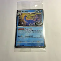 Pokemon Aurorus 024/088 Perfect Order Stamped Holo Promo Sealed (1 Swirl) - Image 1