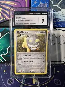 SHIELDON - 63/123 - Mysterious Treasures - Pokemon Card - LP - Image 1