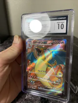 2023 Pokemon Japanese 151 sv2a Charizard ex 185/165 SR CGC 10 GEM MINT! - Image 3