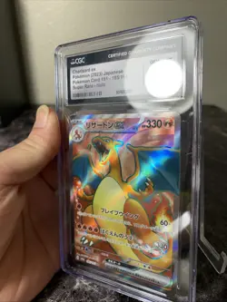 2023 Pokemon Japanese 151 sv2a Charizard ex 185/165 SR CGC 10 GEM MINT! - Image 4