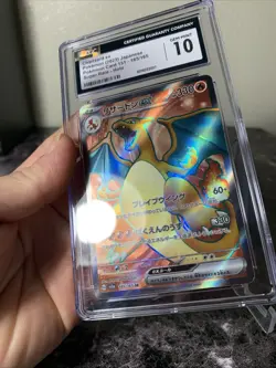 2023 Pokemon Japanese 151 sv2a Charizard ex 185/165 SR CGC 10 GEM MINT! - Image 5